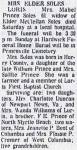 Mabel Farrell Prince Soles obituary