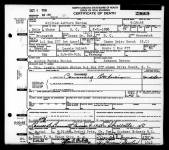 North Carolina, Death Certificates, 1909-1975