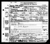 North Carolina, Death Certificates, 1909-1975