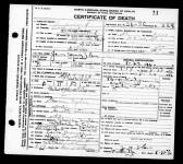 North Carolina, Death Certificates, 1909-1975