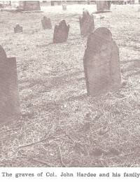 Graves of John Hardee Family