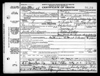 North Carolina, Death Certificates, 1909-1975