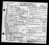 North Carolina, Death Certificates, 1909-1975