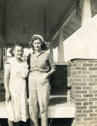 Vera Todd Holmes and Sally Stevens Hardee