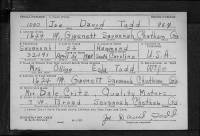 U.S. WWII Draft Cards Young Men, 1940-1947