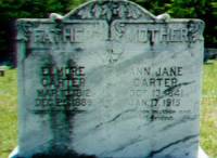 Joseph Elmore Carter Headstone