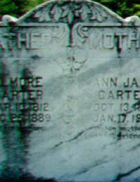 Joseph Elmore Carter Headstone