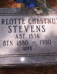 Stevens, Charlotte Chestnut - marker