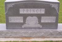 Prince, Waldo Marvin &amp; Esther Clydie Hughes headstone
