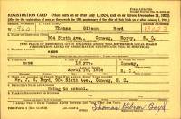 U.S. WWII Draft Cards Young Men, 1940-1947