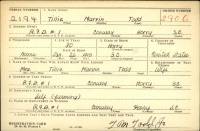 U.S. WWII Draft Cards Young Men, 1940-1947