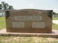 George Washington and Lula F Harrelson-headstone