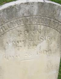 William A Bellamy headstone