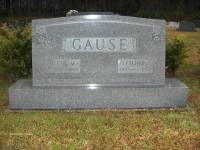 Gravestone of Fletcher &amp; Dettie Gause