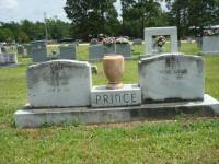 John Marvin and Fannie Gause Prince headstone