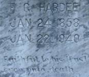 Hardee, Ferney George - marker