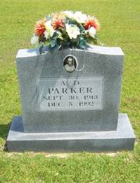 A. D. Parker headstone