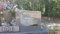 Beatrice Priscilla Faulk Todd headstone