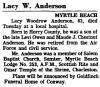 Lacy Woodrow Anderson Obit.