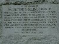 Valentine Hollingsworth gravestone