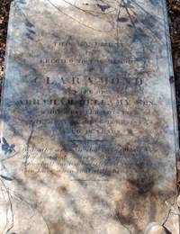 Grave of Claramond Bellamy