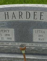 Bellamy/Hardee Headstone