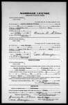 Burvie Stevens Marriage License 2