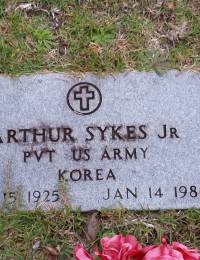 Arthur Sykes Jr headstone