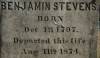 Findagrave Benjamin Franklin Stevens