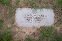 Julian Sarvis Headstone, Conway, SC