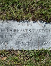 Caroline Rebecca Reaves Headstone