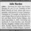 Obituary for Jufie Hardee (Aged 61)