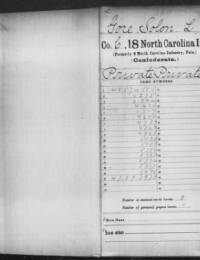 Page 1 - Compiled Service Records of Confederate Soldiers Who Served in Organizations from the State of North Carolina