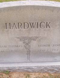 Hardwick, William Thomas &amp; Honor Jane Hardee