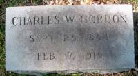 GORDON, Charles Wesley - Headstone