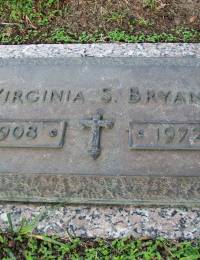 Virginia Nancy Sarvis Bryant Headstone
