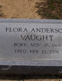 Flora Evelyn Anderson 1915 - 2006 Buck Creek Cemetery