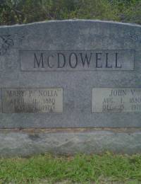 John Jack Valentine McDowell Grave