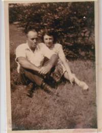 Elder McClellan Soles and Mabel Prince Soles, shortly after their marriage in February 1947