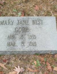 Mary Jane Best Gore