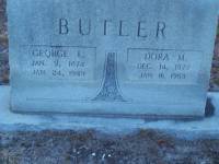 George Luticius Butler 1874 - 1949 Margaret Madora Bellamy 1877 - 1953 Old Zion