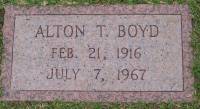Alton T Boyd headstone Twin Cities