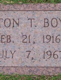 Alton T Boyd headstone Twin Cities