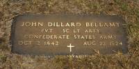 Pvt. John Dillard Bellamy Military Marker
