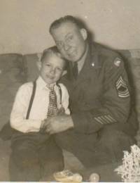 Cosby Manning Carter and son Timothy Manning Carter. Cosby served in WWII and Korea.