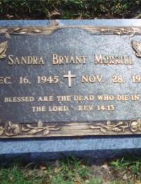 Sandra Bryant headstone