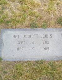 Lewis, Arn Dewett - marker