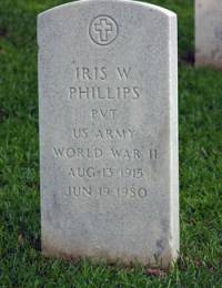 Iris Grave stone