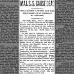 Samuel Sidney Gause Jr (1839-1901) - Obituary, The Tennessean 6/8/1901