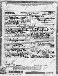 Dan P Smith death cert b &amp; W 001